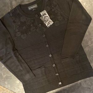 La Madonna black sweater